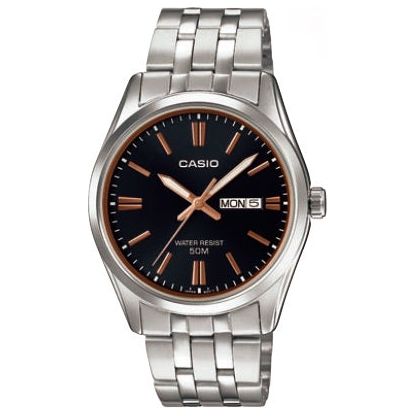 CASIO COLLECTION Mod. DATE. BRACELET - BLACK WATCHES