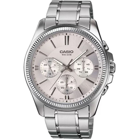 CASIO Mod. DAY DATE MULTIFUNCTION - ARGENT WATCHES