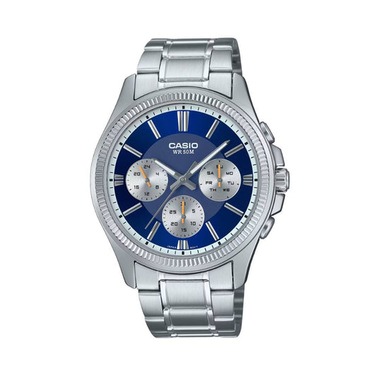 CASIO Mod. DAY DATE MULTIFUNCTION - BLUE MTP-1375PD-2A1VEF