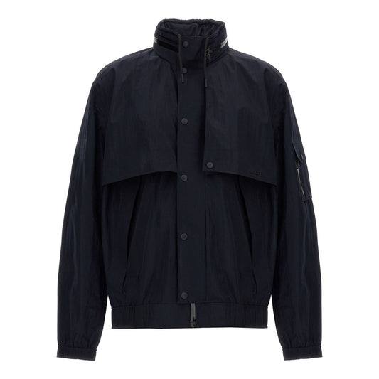 Mackage Blue Polyamide Shell Jacket