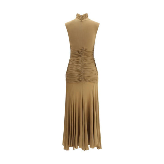 Magda Butrym Long Dress with draping MA-161725BEIGE-IT38 | S