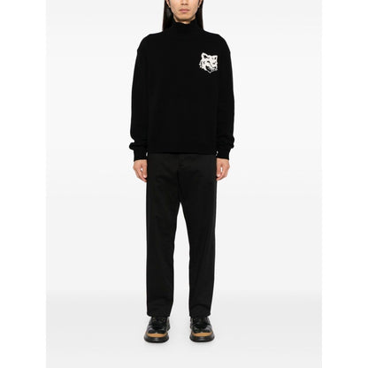 Maison Kitsuné MAISON KITSUNE' Sweaters Black Topwear