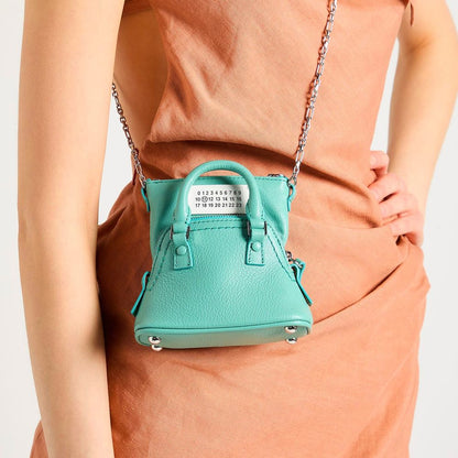 Maison Margiela Blue Goatskin Crossbody Bag