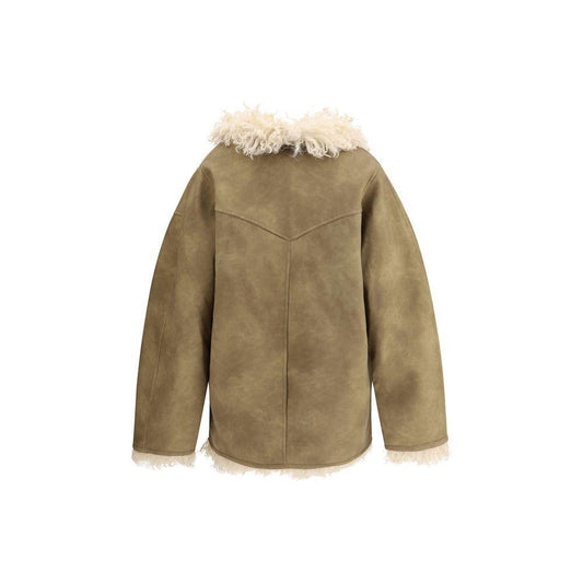 Marant Etoile Clea Shearling-effect faux fur Coat MA-MA0427FAC3A01E50TA-IT36 | XS