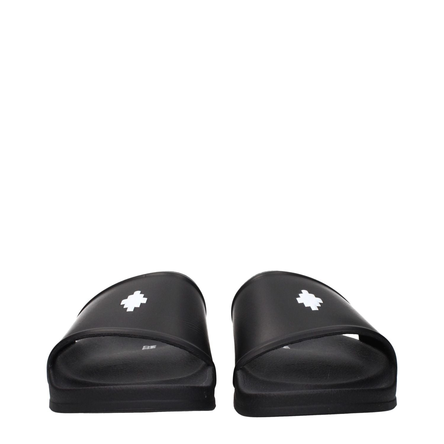 Marcelo Burlon Black Cotton Slippers