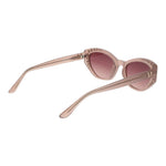 Marciano by Guess Beige Women Sunglass with stainless steel full-rim frame, pink gradient lenses, and branded case included.