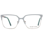Marciano by Guess Cream Women Glasses Frame with square metal full-rim design and demo lenses in branded case.
