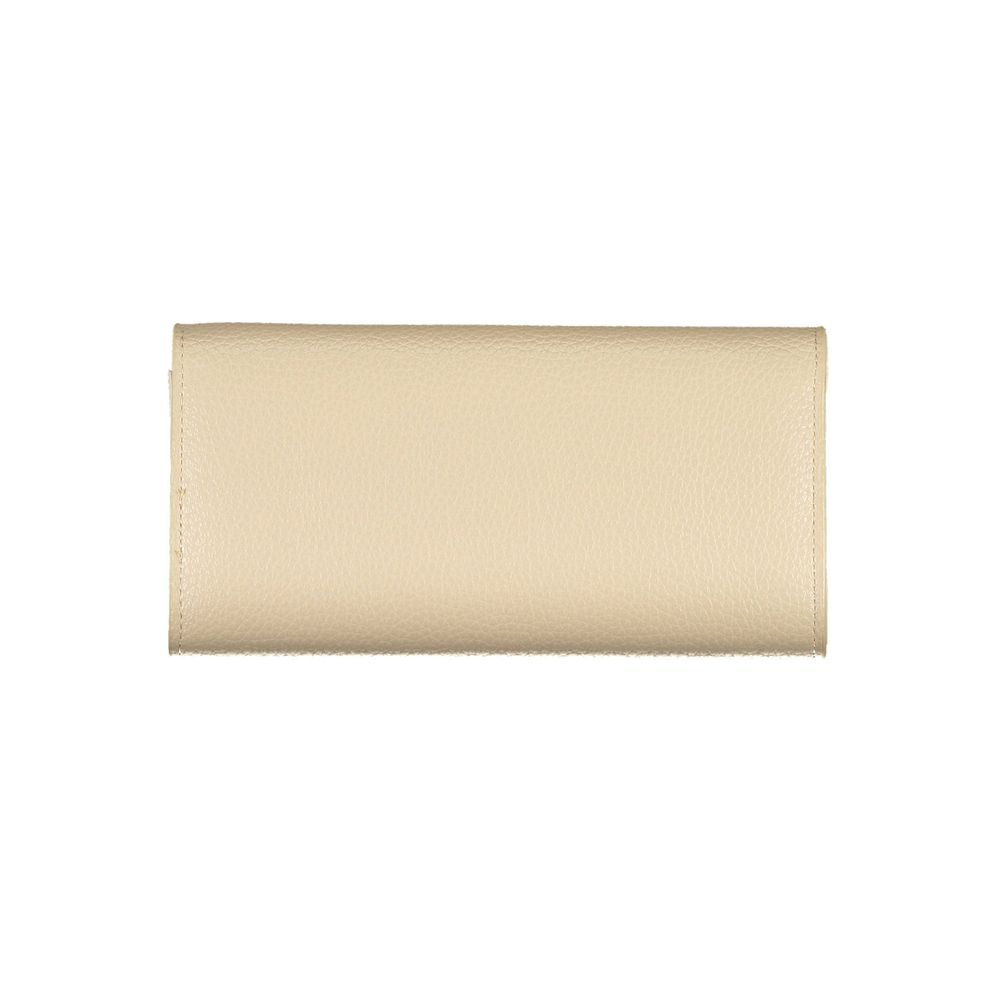Mario Valentino Beige Polyurethane Women Wallet