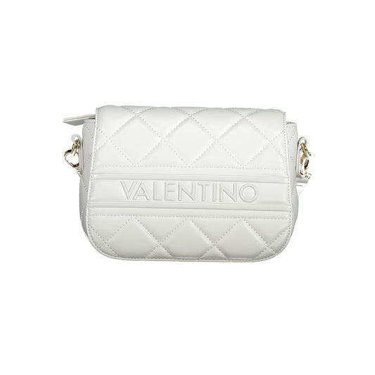 Mario Valentino Gray Polyethylene Women Handbag with quilted design and logo