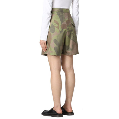 Marni Green Cotton Bermuda Shorts