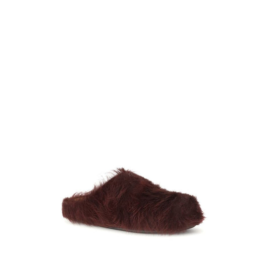Marni Long-haired calfskin Fussbett Mules MA-SBMS00460100R81-EU36/US6