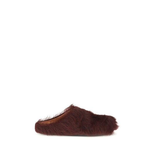 Marni Long-haired calfskin Fussbett Mules MA-SBMS00460100R81-EU36/US6