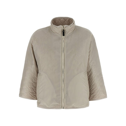 Max Mara Gray Polyester Coat