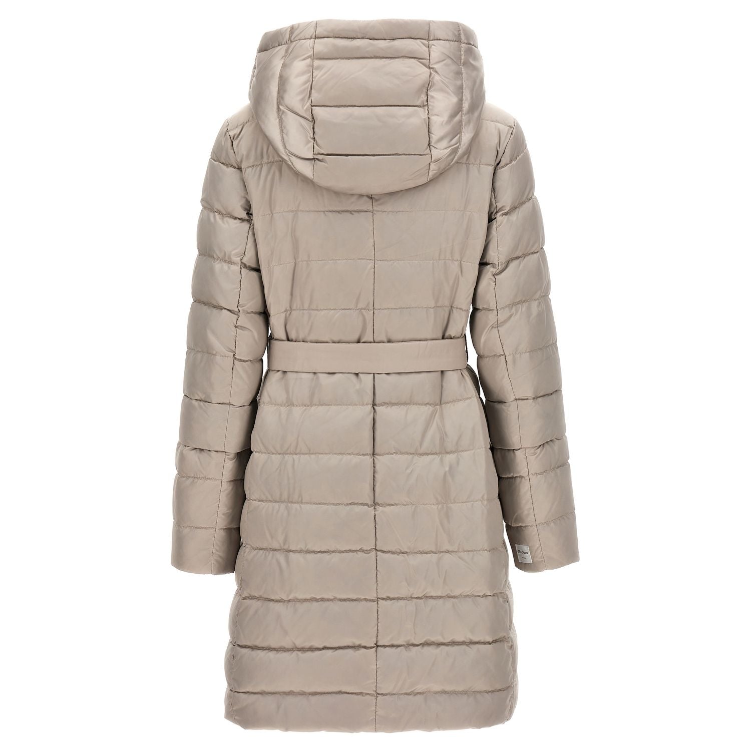 Max Mara White Polyamide Full-Length Jacket