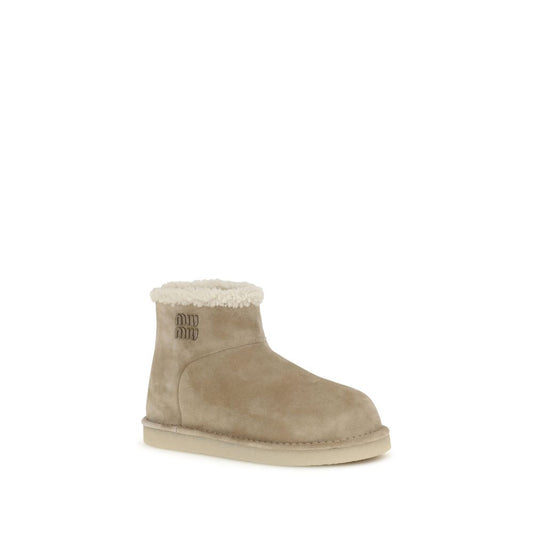 Miu Miu Furry Ankle Boots MI-5T515EFZF15Z0GF0F24-EU37/US7