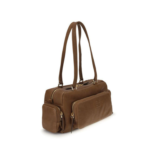 Miu Miu Suede Shoulder Bag MI5BB175VOOO2CV4F0316BB