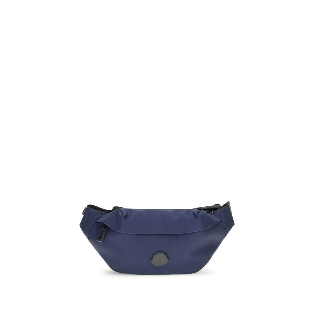 Moncler Blue Nylon Clutch Bag