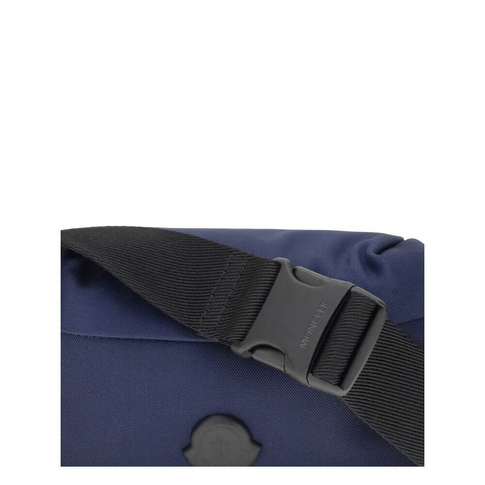 Moncler Blue Nylon Clutch Bag