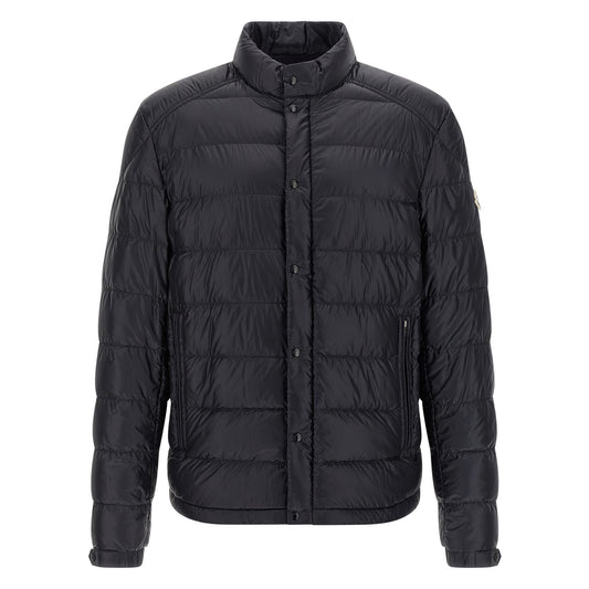 Moncler Blue Polyamide Full-Length Jacket