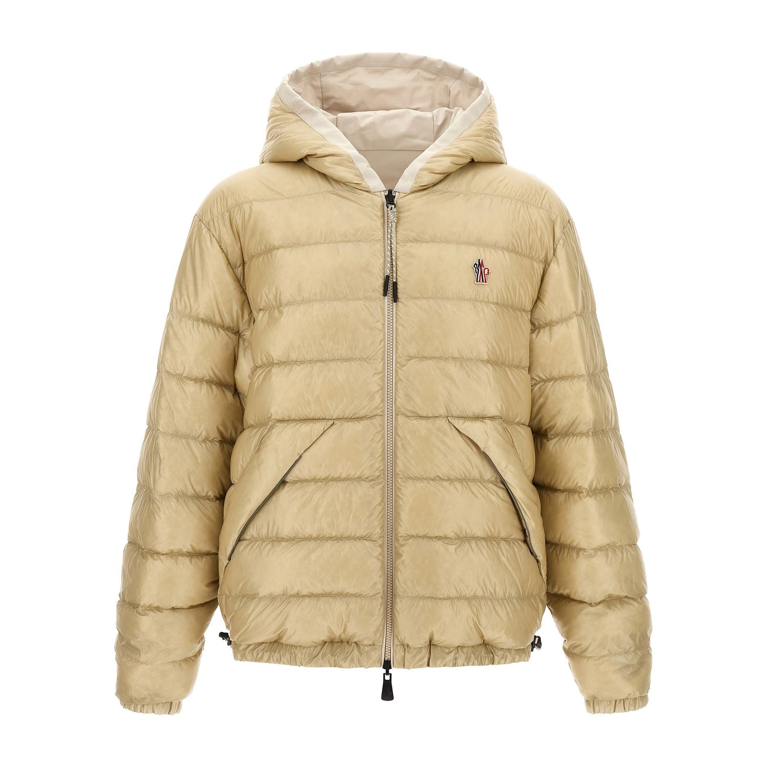 Moncler Grenoble Beige Polyamide Shell Jacket