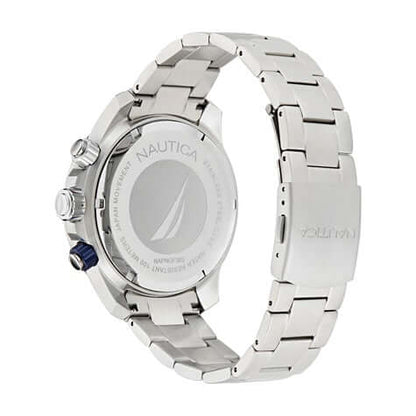 NAUTICA Mod. NAPNOF303 Gent's Quartz Analog watch with water resistance 10 ATM, mineral dial, 48 mm case, bracelet type