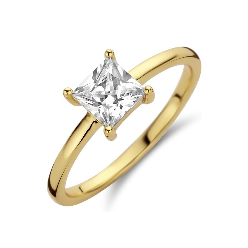 Elegant gold ring with diamond showcasing NEW BLING Mod. 9NB-0598-60 jewelry collection.