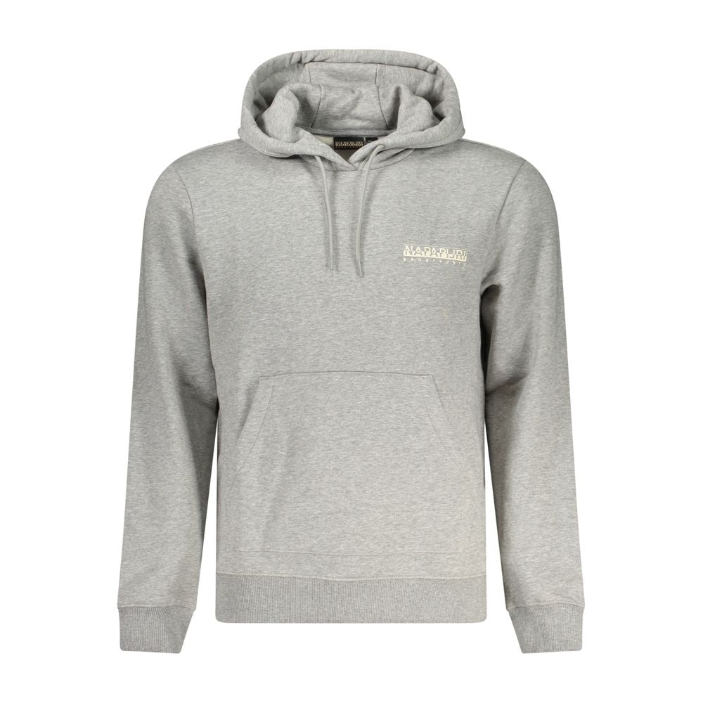Napapijri Grigio Cotton Men's Hoodie