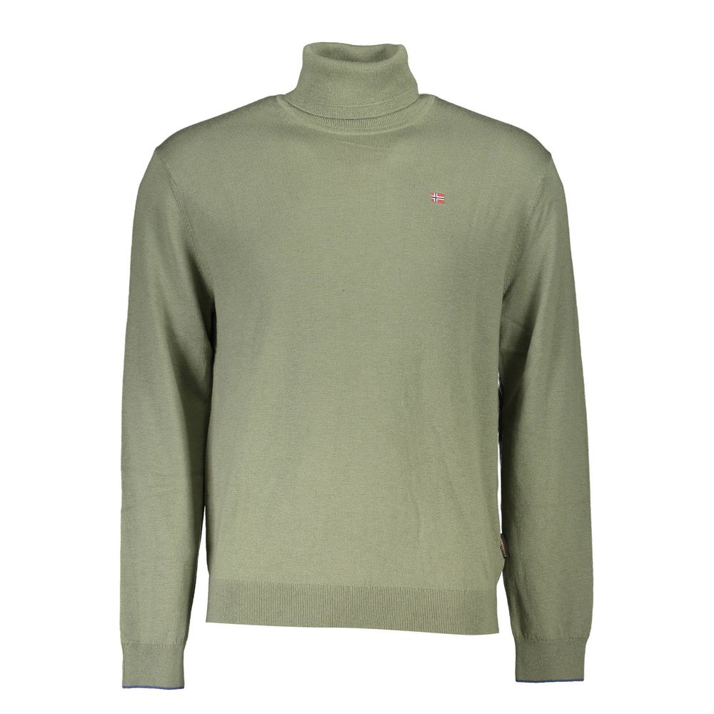 Napapijri Verde Wool Men Sweater Napapijri