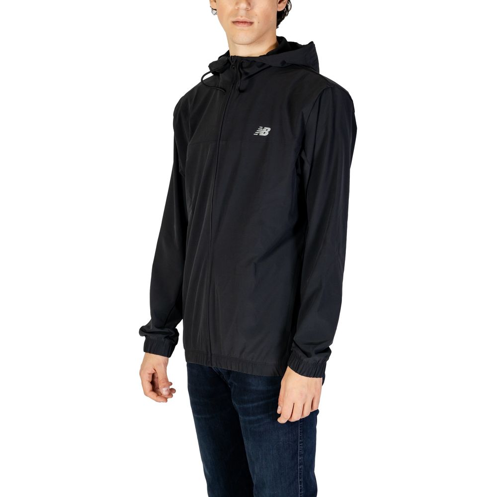 New Balance Black Recycled Polyester Shell Jacket