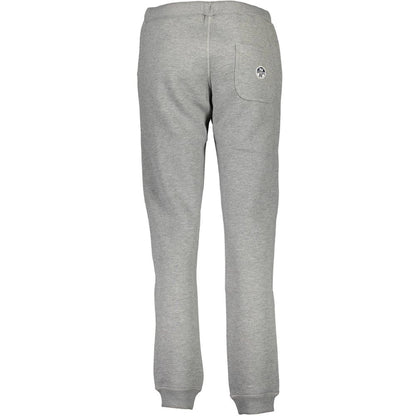 Back view of North Sails Grigio Cotton Women's Track Pant with pocket and logo detail
