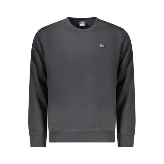 Norway 1963 Black Cotton Men Sweater NO-39678-S
