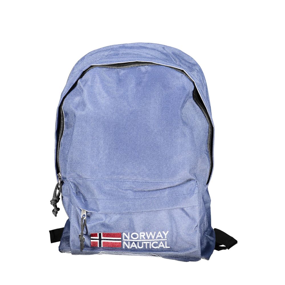 Front view with bag zipped and handles upright.