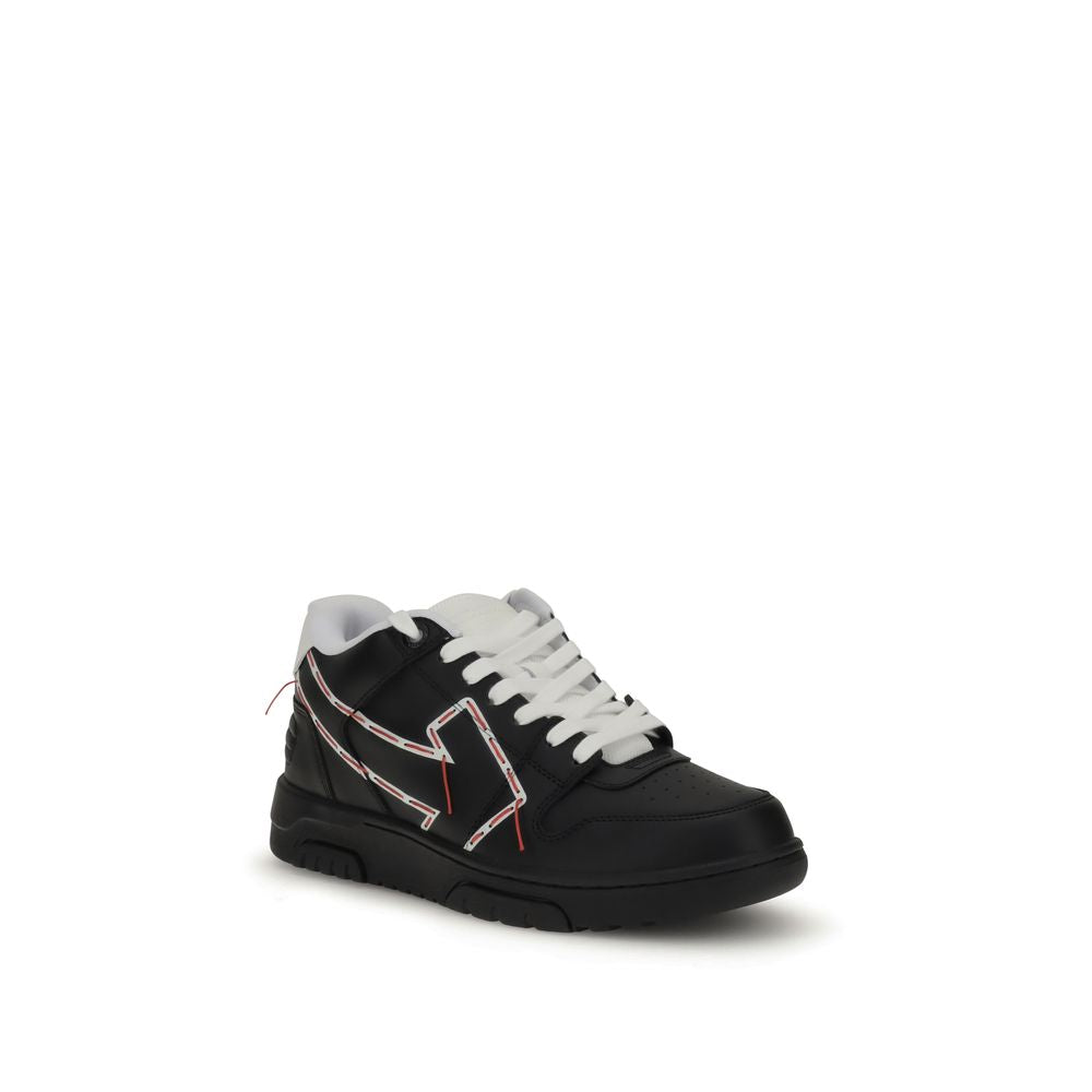 Off-White Black Rubber Athletic Sneakers