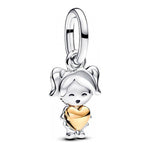 PANDORA CHARMS Mod. HAPPY GIRL DANGLE DESIGNER FASHION JEWELLERY