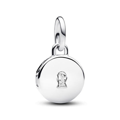 PANDORA JEWELRY Mod. OPENABLE & ENGRAVABLE LOVE LOCKET DANGLE CHARM