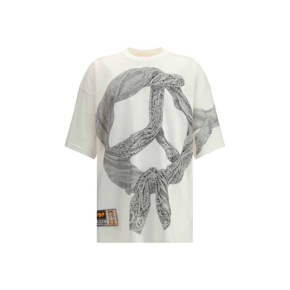 PDF Channel Cream Cotton T-Shirt
