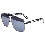 PHILIPP PLEIN SUNGLASSES Mod. SPP049M SHINY PALLADIUM SEMI MATTE BLACK SPP049M-K07X 63-11-145