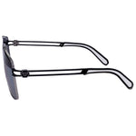 PHILIPP PLEIN SUNGLASSES Mod. SPP049M SHINY PALLADIUM SEMI MATTE BLACK SPP049M-K07X 63-11-145