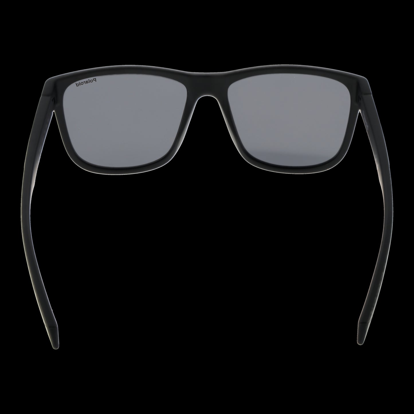 Back view of POLAROID MOD. PLD 2155_S 57003M9 sunglasses for men, showcasing rectangular frame and neutral lenses.