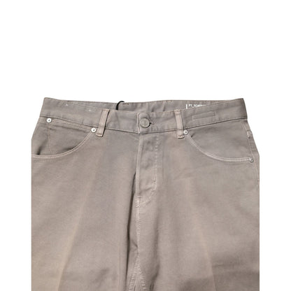 PT Torino Brown Bull Denim Reggae Mastice Straight Trouser Jeans for men, mid-waist, sleek style, quality fabric