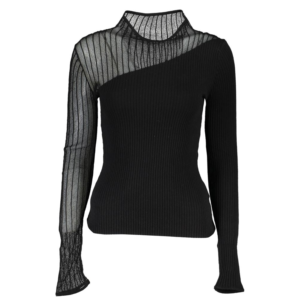 Patrizia Pepe Black Polyester Sweater