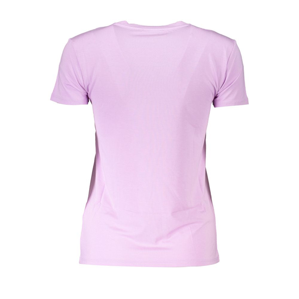 Patrizia Pepe Purple Organic Cotton Women T-Shirt