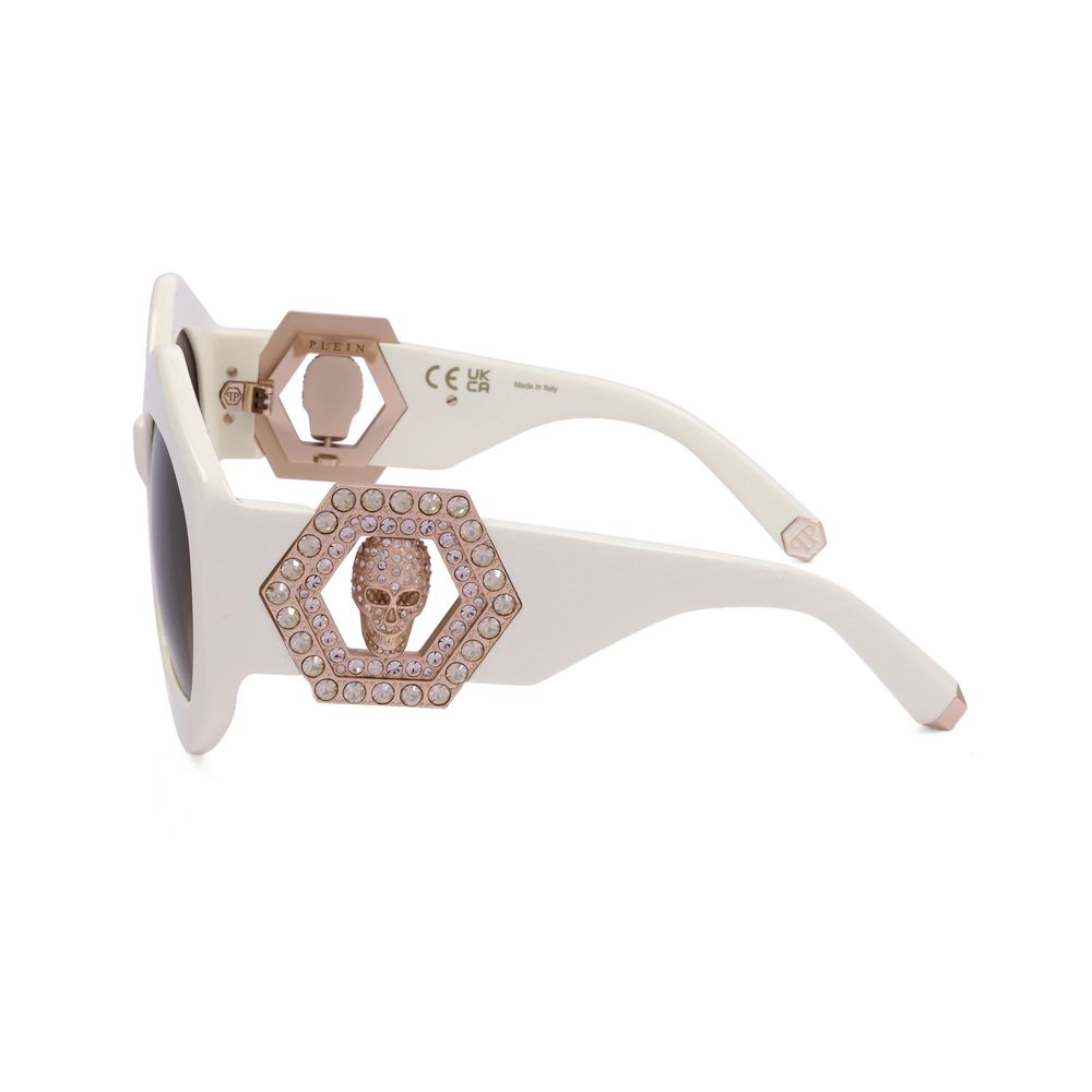 Philipp Plein White Acetate Sunglasses