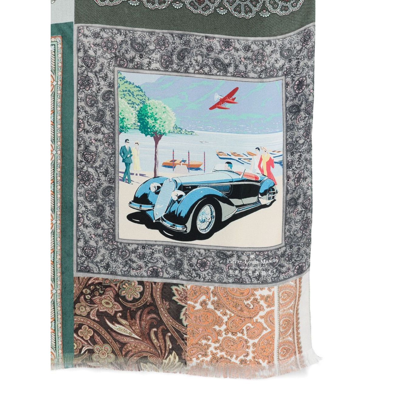 Pierre Louis Mascia silk printed scarf