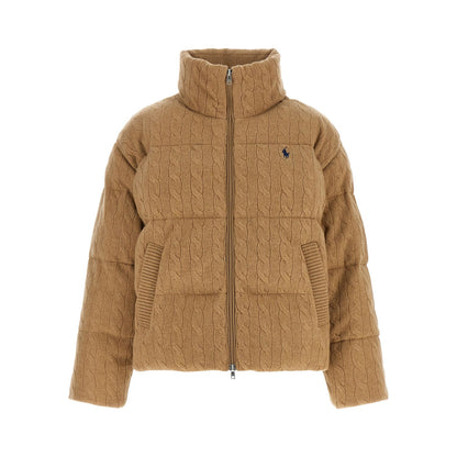 Polo Ralph Lauren Beige Wool Full-Length Jacket
