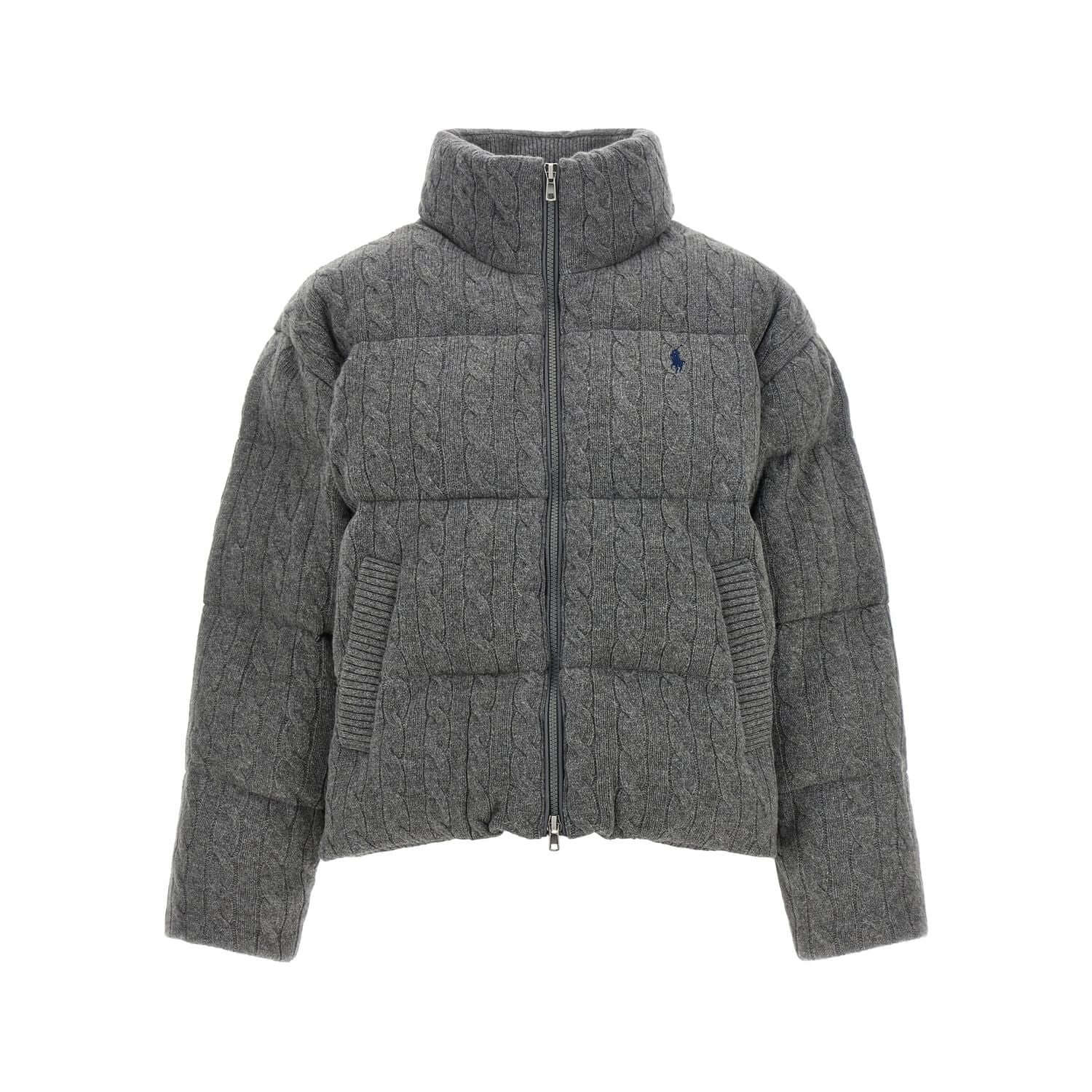Polo Ralph Lauren Gray Wool Full-Length Jacket