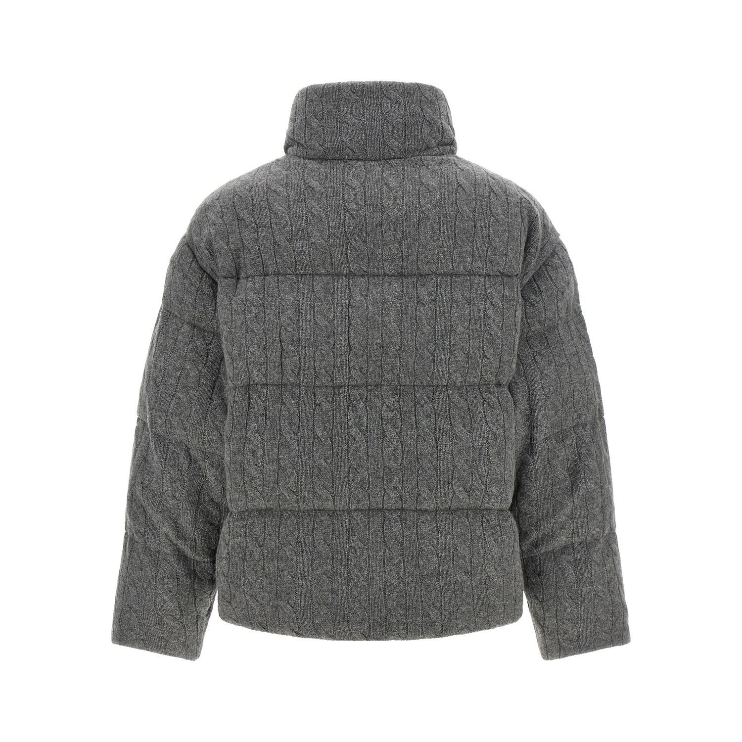 Polo Ralph Lauren Gray Wool Full-Length Jacket