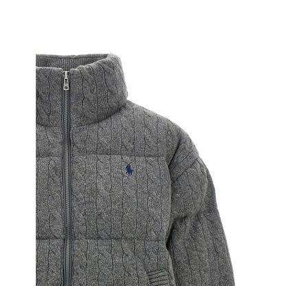 Polo Ralph Lauren Gray Wool Full-Length Jacket