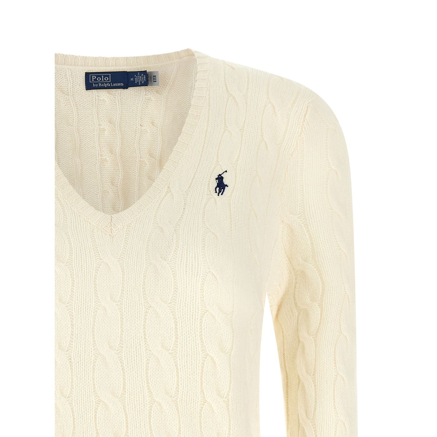 Polo Ralph Lauren White Wool Cardigan