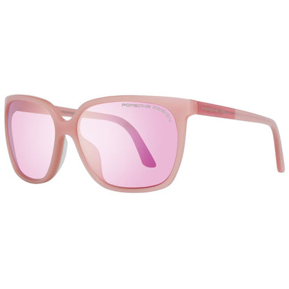 Porsche Design Multicolor Acetate Sunglasses in pink with 100% UVA & UVB protection, category 3 mirror lens, size 60/15/135 mm.